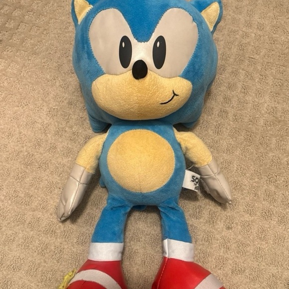 Sonic The Hedgehog Jumbo Plush 18 Inches Tall Stuffed Toy Collectible - Picture 6 of 6